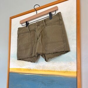NWOT Pilcro Olive Green Women's Cargo Shorts